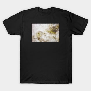 Moss on concrete texture T-Shirt